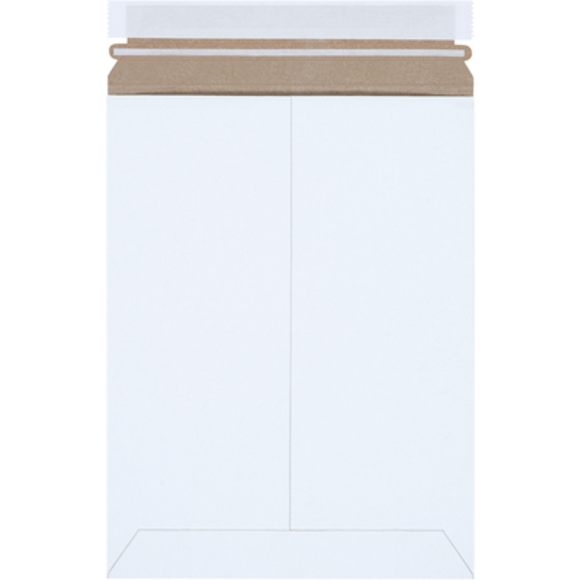 Stock Packaging 9in. x 11.5in. White Stainless Steel Mailers — 100 Pcs, Model# RM2SS